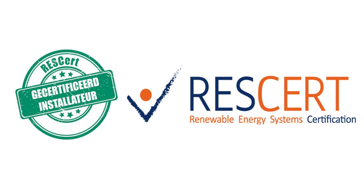 Rescert Installateur Certificaat