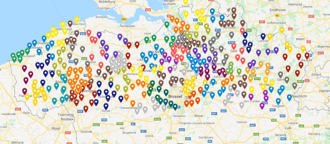 Een airco installateur in elke regio van Vlaanderen.