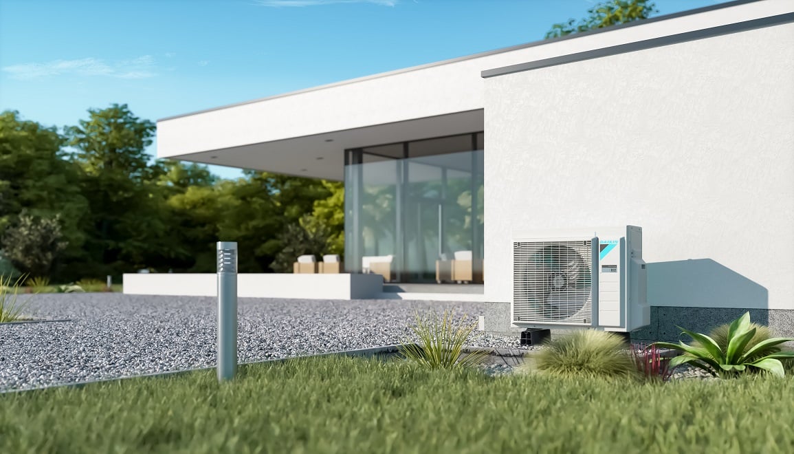 split airco met buitenunit daikin